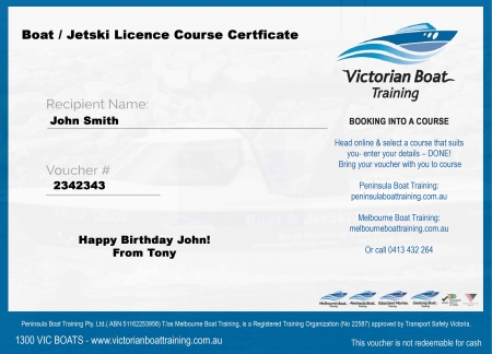Marine Radio Course – Australian Waters Qualification (AWQ) Gift Certificate - Image 2