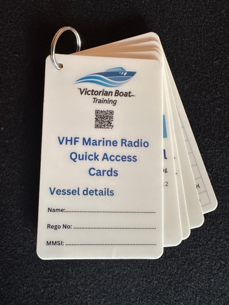 VHF Marine Radio Quick Access Cards - Image 5